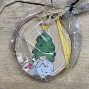 Weihnachtswichtel mit grünem Hut