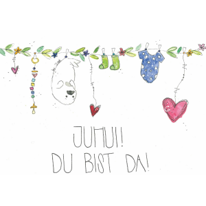 Juhuii. Du bist da.